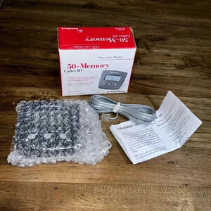 NWT RADIO SHACK 50 Memory Caller ID CID-937 Vintage Three Line Display